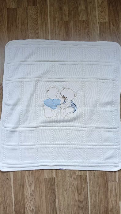 Дитячий плед,  детский вязаный плед, дитяче покривало, дитяче одіяло,