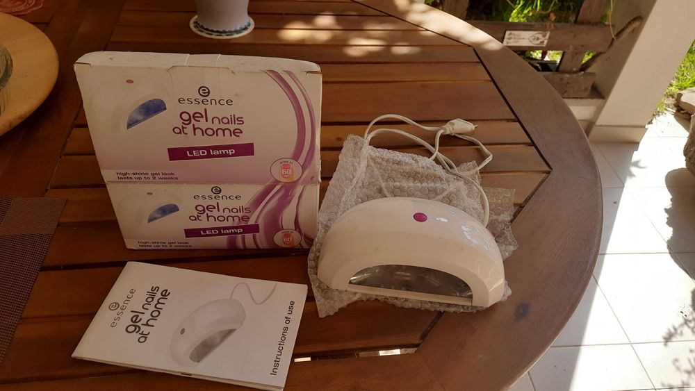 essence gel nail at home  maquina uv led lamp