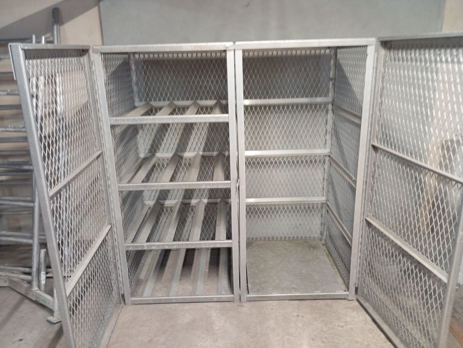 Klatka Box na butle gazu technicznego (aluminium)
