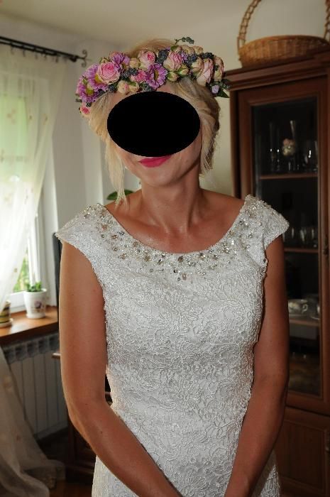 Suknia Ślubna cekinowa