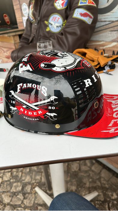 Capacete retro chopper baseball cap