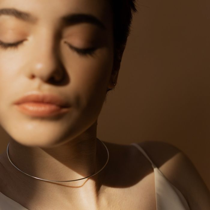 Чокер колье "Струна" срібло