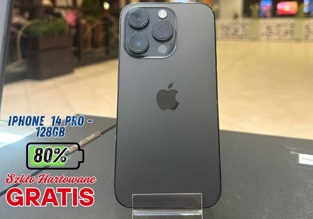 Apple iPhone 14 PRO | 128 GB | Kondycja baterii 80% | szkło GRATIS