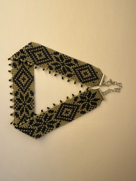 Bizuteria z koralikow Naszyjnik „Wzory”