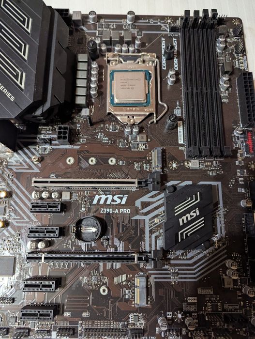 Материнская плата MSI Z390 A Pro 1151 socket блок питания для ПК