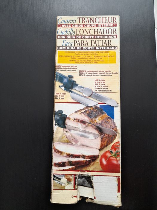 Trincha de cortar carne como nova pouco uso