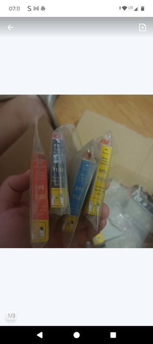 Sprzedam tusze Epson T1281 T1282 T1283 T1284