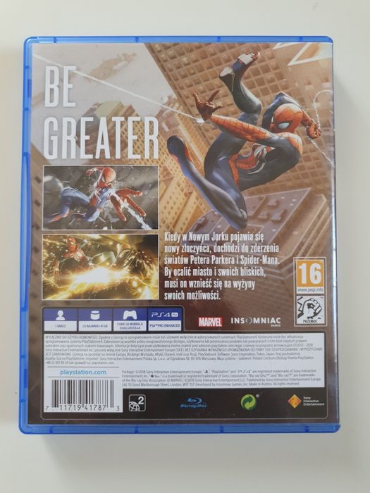 Gra Marvel Spider-Man PS4