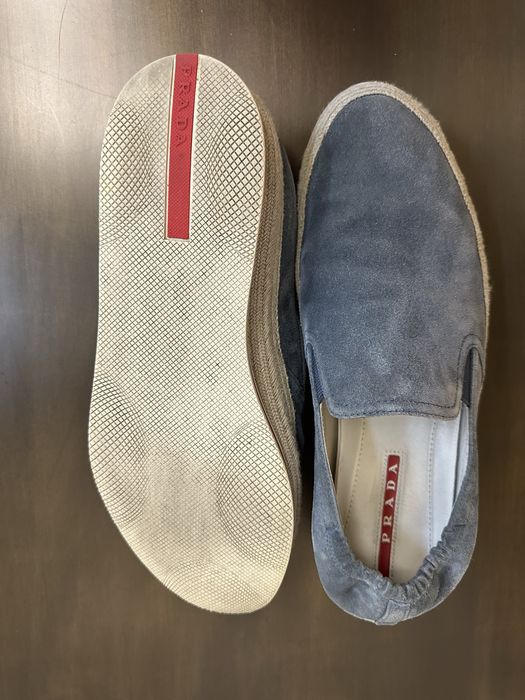 Мужские слипоны Prada. Оригинал