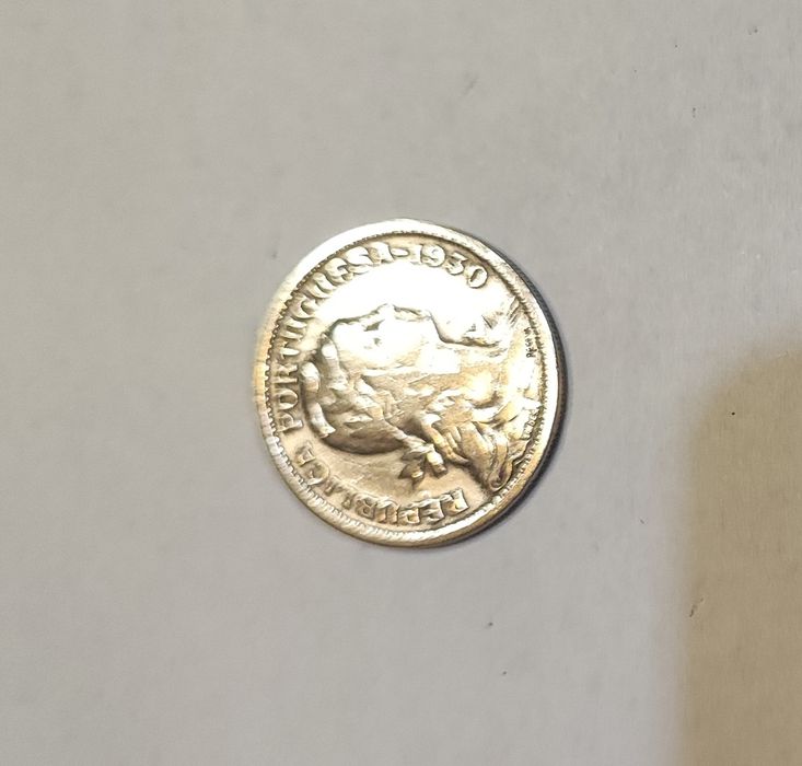 Moeda de 50 centavos 1930 Alpaca