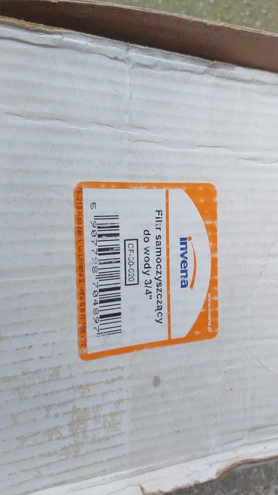 Filtr samoczyszczący 3/4"Invena CF-30-020