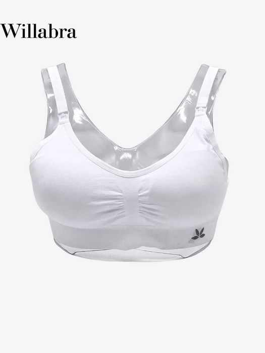 Biustonosz bezszwowy Willabra ciążowy S/M dla karmiących piersią matek