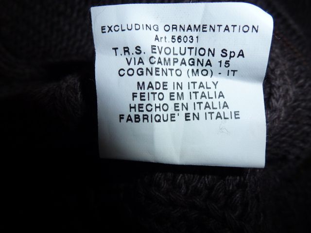 TRUSSARDI sweter rozsuwany roz L/XL j.nowy oryginalny z wełną