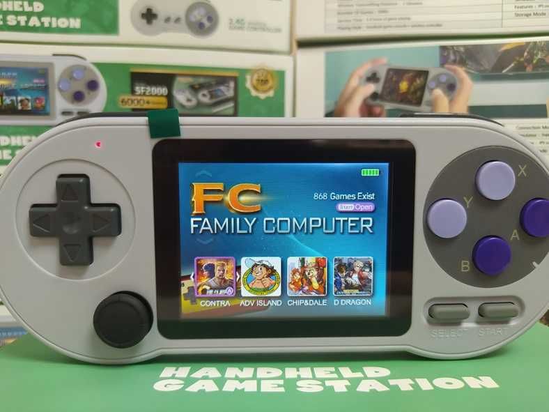 Портативная приставка на 6000 игр Data Frog SF2000 Денди Sega Nintendo