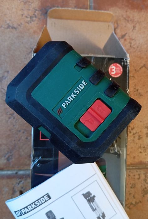 Laser de linhas cruzadas com tripé Parkside