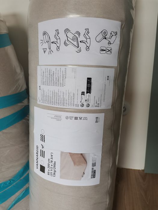 Materac x2 IKEA. 80x200. Vannareid. 904.867.28