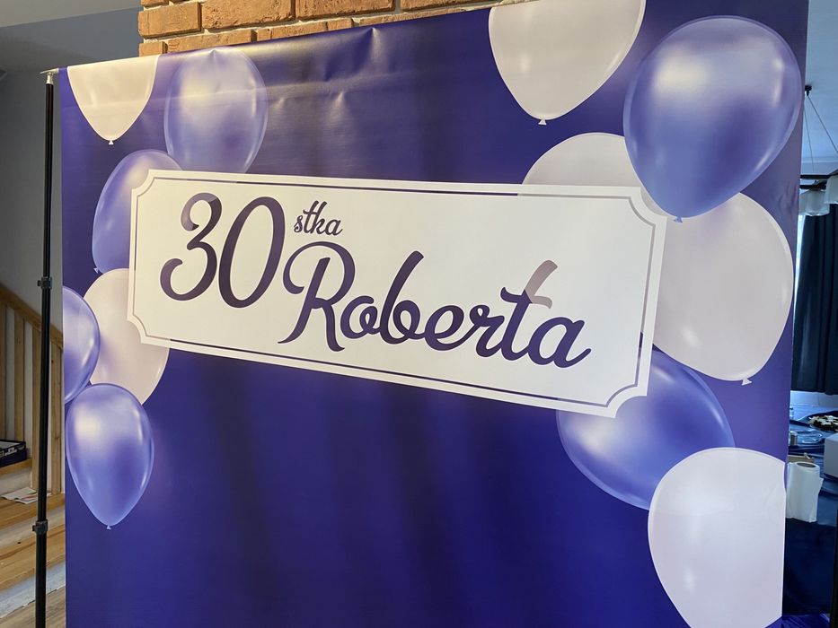 Urodzinowe tło +toper