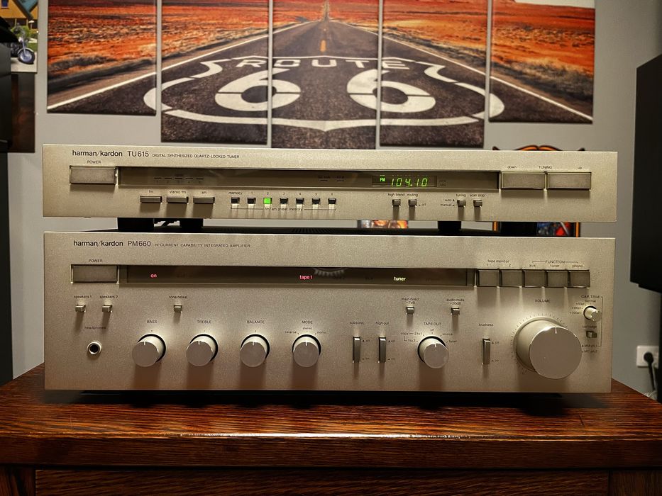 Wzmacniacz Harman Kardon PM660 Tuner TU615 po serwisie