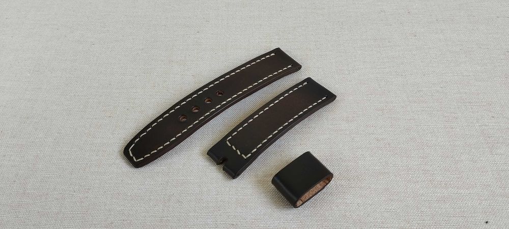 Pasek do zegarka 22 mm / ręcznie robiony pasek / pasek handmade