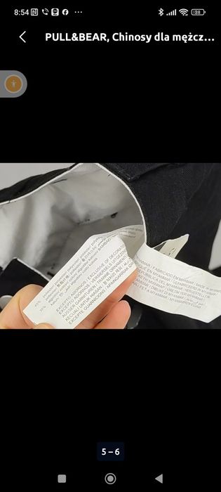 Pull&Bear Chinosy dla mężczyzn r.M