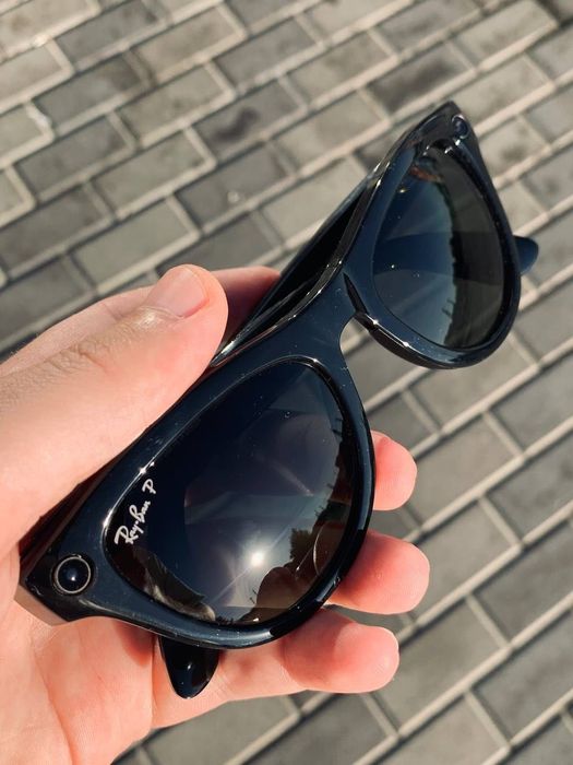 Окуляри Окуляри Ray-Ban Meta Skyler Shiny Black Polar G15 Green