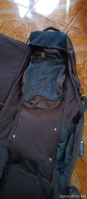 Кофр ROSSIGNOL кожаный для лыж/сноубордов на колесах