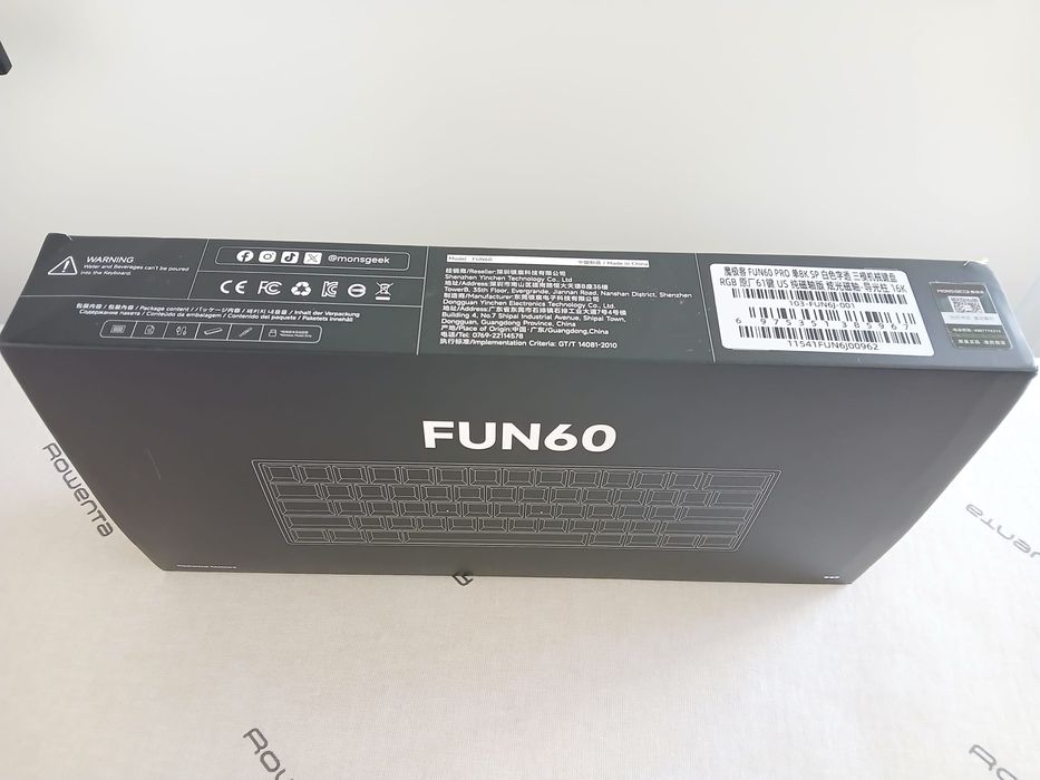 (NOVO) Akko MonsGeek FUN60 Pro: edição Wireless  -  Layout US
