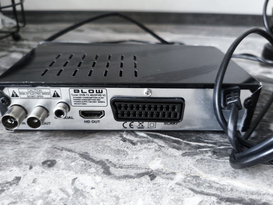 Dekoder DVB-T2 BLOW + Antena