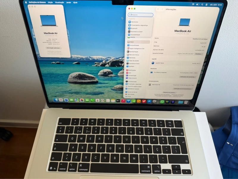 MacBook Air 15" M4 (16GB RAM / 256GB SSD) - Como Novo + Caixa