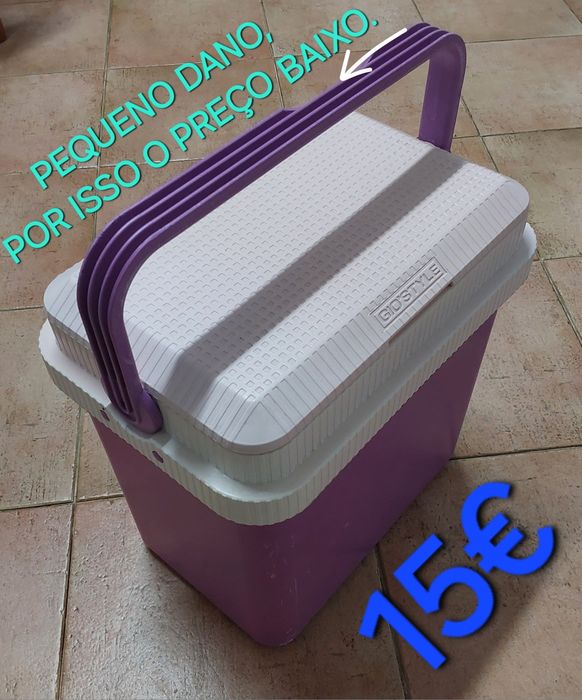 ARCA TÉRMICA,GELEIRA 20 LITROS.Casa,Campismo,Praia,Trabalho,Viagens.