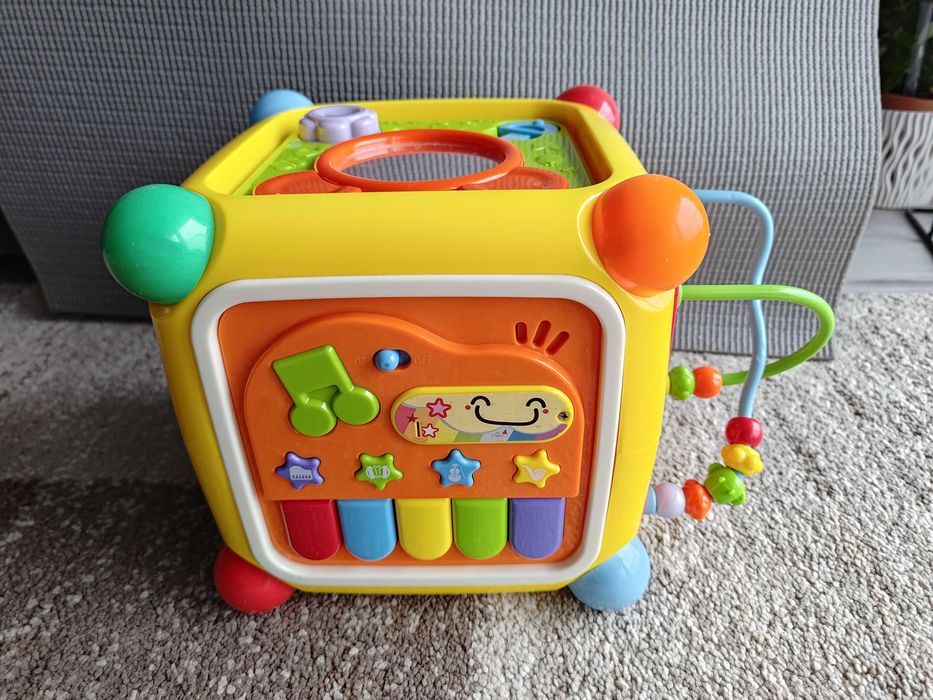 Interaktywna kostka edukacyjna sorter Montessori model RK-747 + gratis