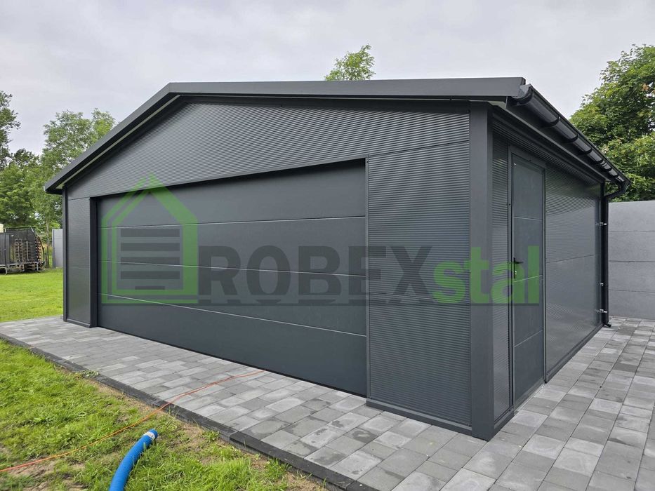 garaż ocieplany 7x5 z płyty warstwowej PIR5cm montaż cały kraj