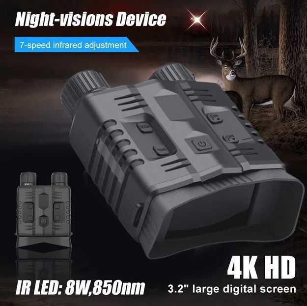 Binóculos Visão Noturna IR 200MT-800MT Bat. Recarregável  NOVO