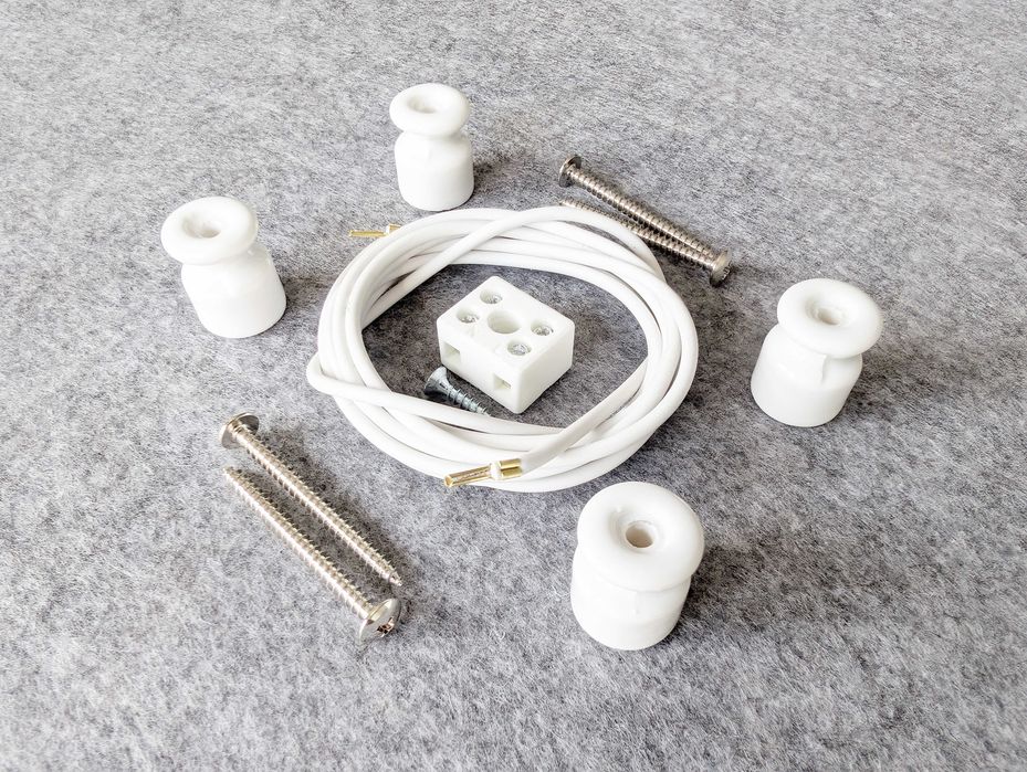 KIT #011 Resistência Silicone + Suportes + Ligador (75W / 150W)