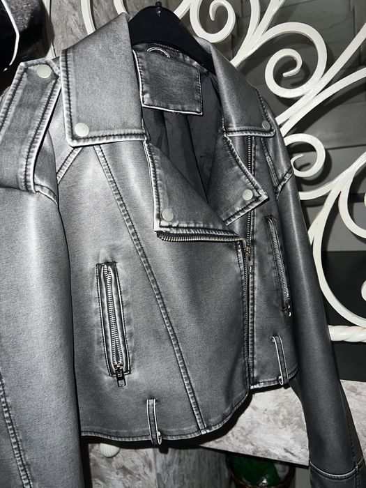 Косуха дубленка женская кожаная