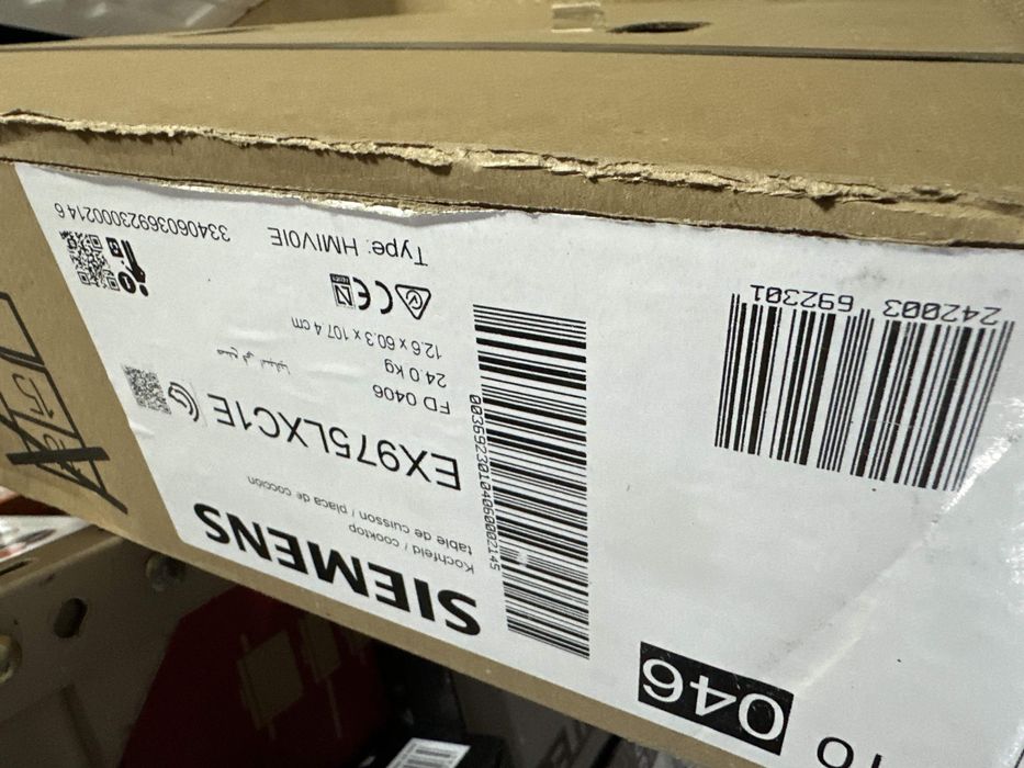 Placa Inducao 90cm Siemens EH975MV17E (vidro estalado)