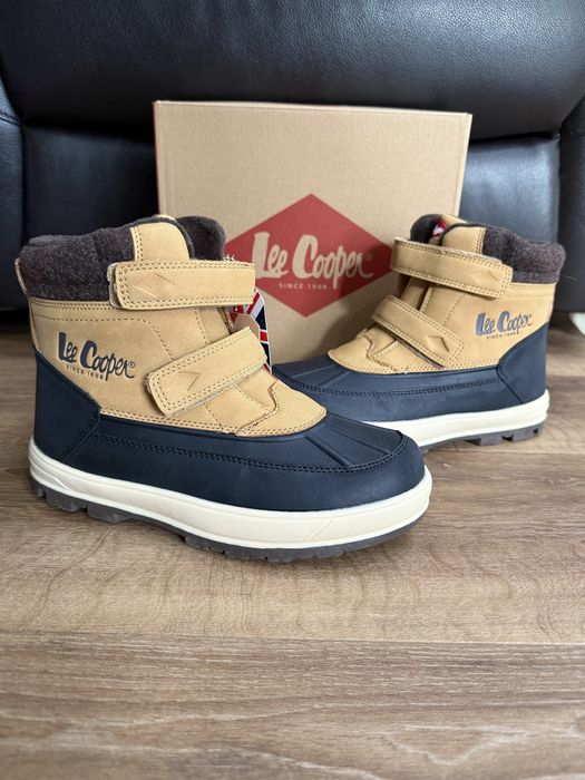 Buty Dziecięce Śniegowce Na Rzepy Lee Cooper Rozmiar 34 - 22,5 cm • Szybka Wysyłka!