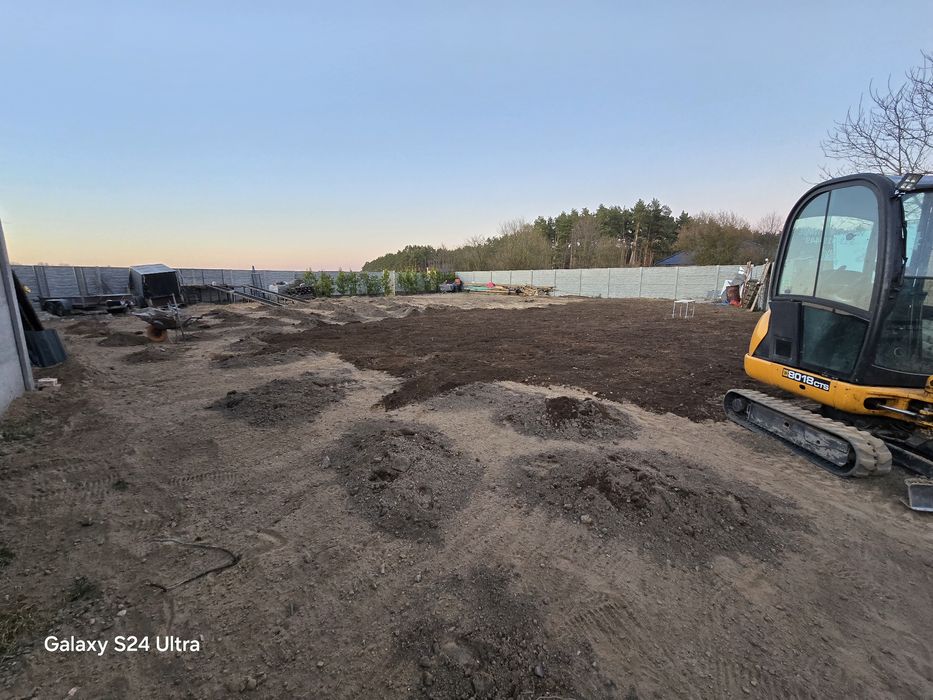 Wynajem minikoparki Jcb usługi