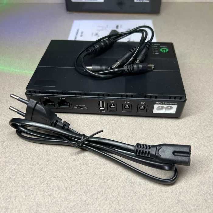 UPS для роутера 12 v УПС ИБП безперебойник 10400 mAh 18W DC1018P