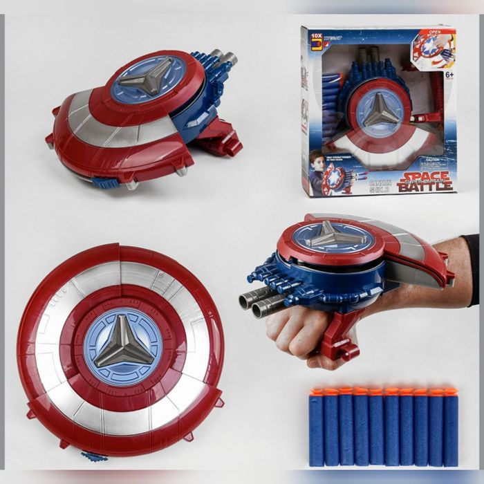 Щит трансформер Капітан Америка зброя маска Халк перчатка рукавичка