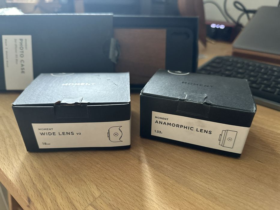 Obiektywy Moment Anamorphic + Wide + case