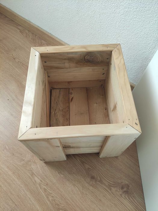 Vaso de madeira diy
