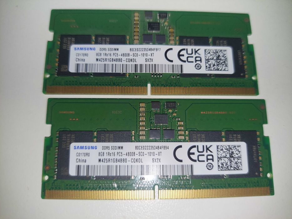 Память SO DIMM DDR5 8Gb 2шт(16GB)