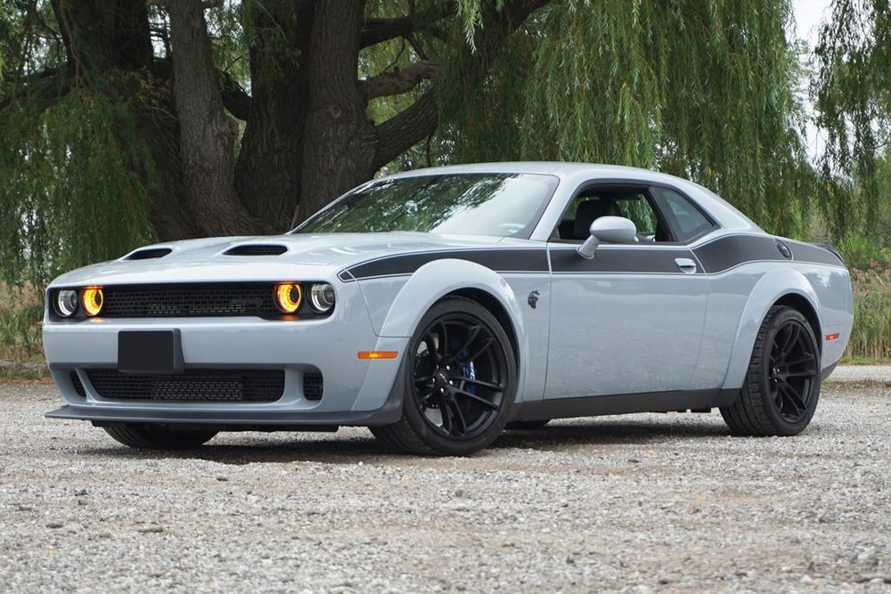 dodge challenger 2015-2024 maska aluminiowa 68502581aa