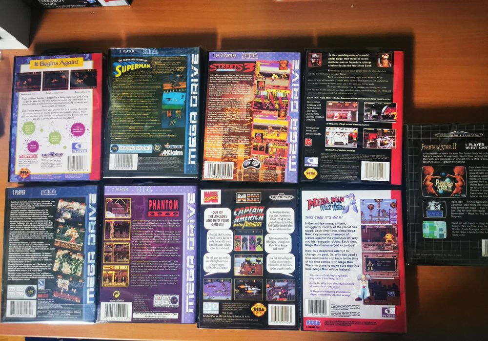 Vários jogos megadrive cartmod