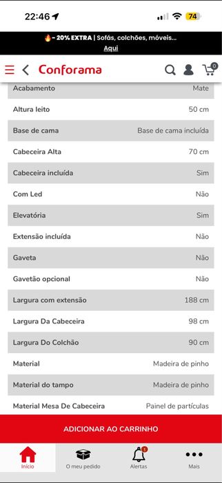 Cama nido DUPLEX com um colchão grátis