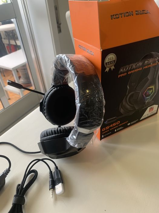 Headset gamimg auscultadores com micro