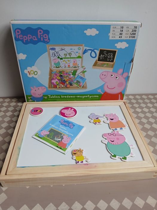 Puzzle Świnka Pepa,  układanka Pepa,  zestaw