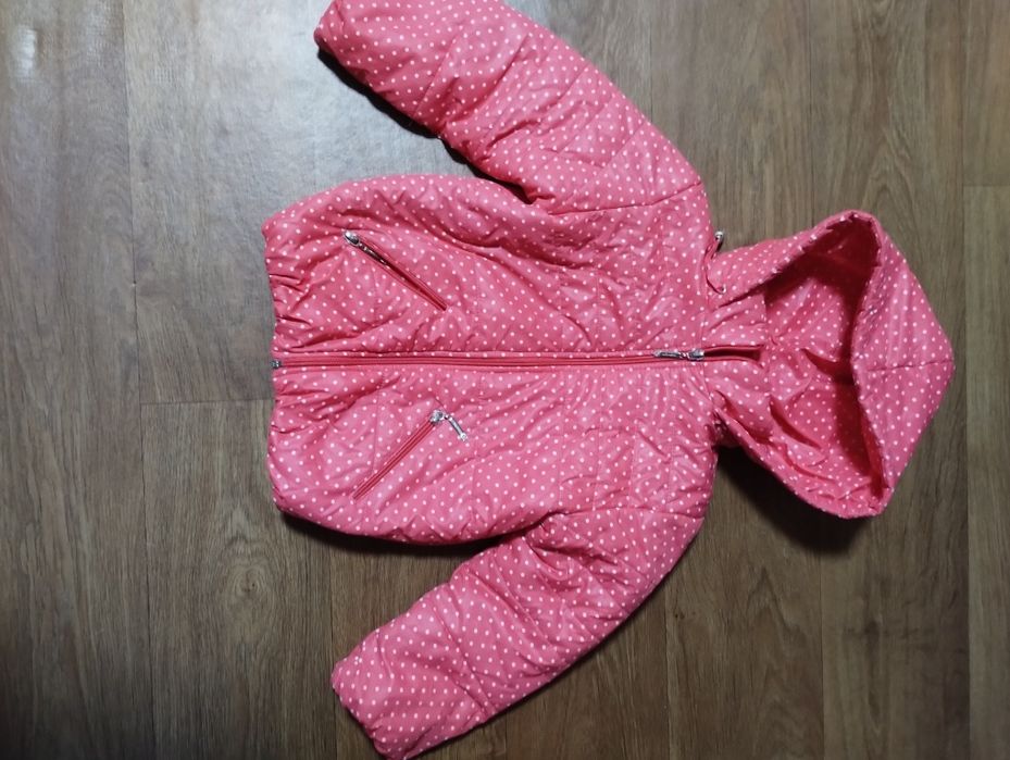 Весняна курточка для дівчинки ріст 110-116