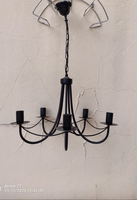 Candeeiro ferro forjado